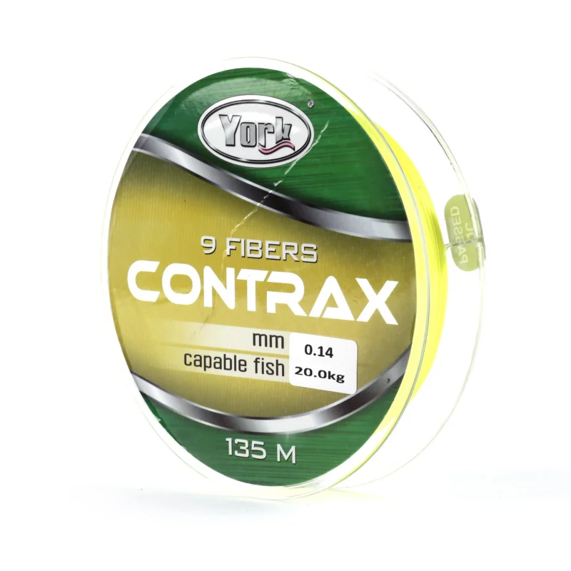 Darmowa dostawa PYCF - YORK PLECIONKA CONTRAX 9 BRAID 135m - FLUO YELLOW