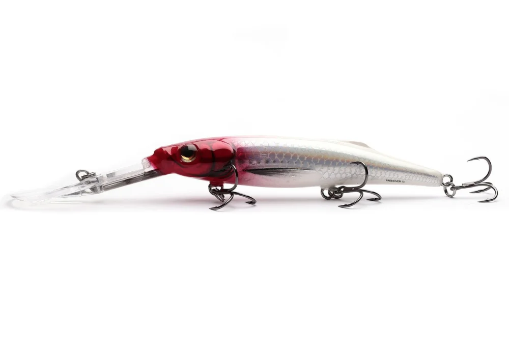 Darmowy zwrot WOBLER SALMO FREEDIVER SDR 12cm- HOLOGRAPHIC RED HEAD
