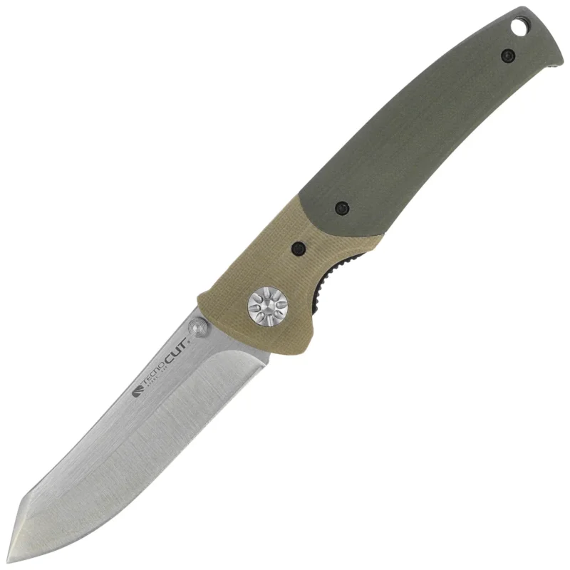Nóż składany Tecnocut TCN6526TG-S - Green/Khaki G10, Satin 440 Kup teraz