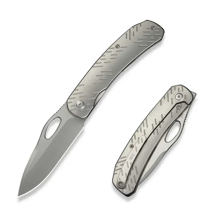 Ekspresowa dostawa Nóż składany WeKnife Inmate Gray Titanium, Stonewashed CPM 20CV by Jerad Neeve (WE23096B-1)