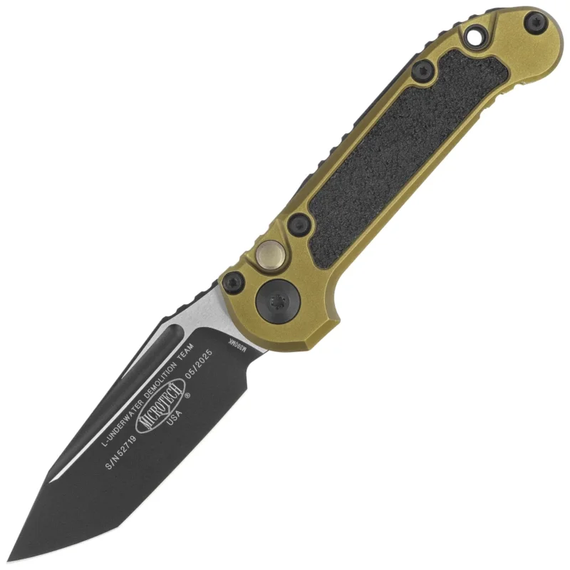 Bestseller Nóż automatyczny Microtech LUDT Gen III T/E OD Green Aluminium, Black M390MK by Tony Marfione (1136-1OD)