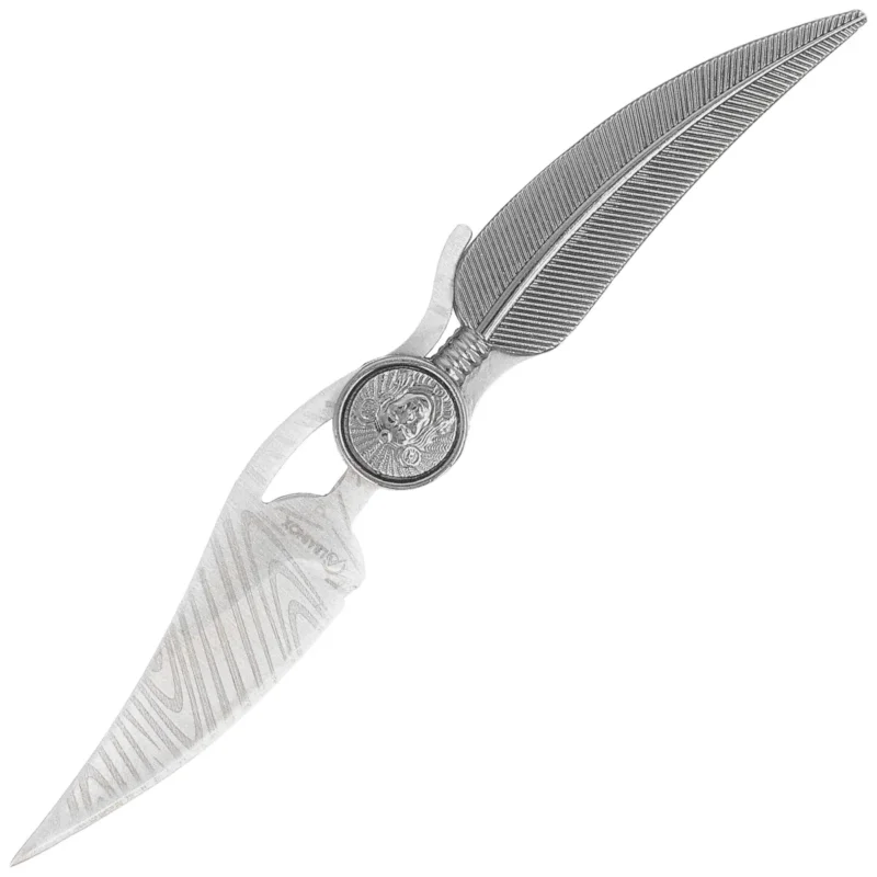 Nóż składany Martinez Albainox Indian Feather Gray Zamak, Laser Ornated 3Cr13Mov (10999) Szybka dostawa