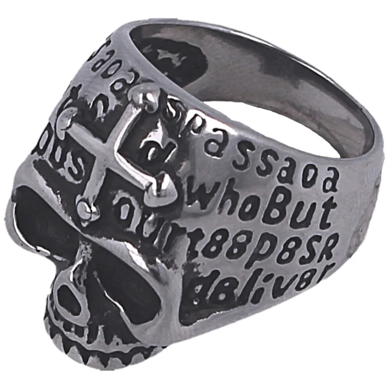 Tole 10 Imperial Skull Cross Ring Ø19 (09984-19) Łatwy zwrot