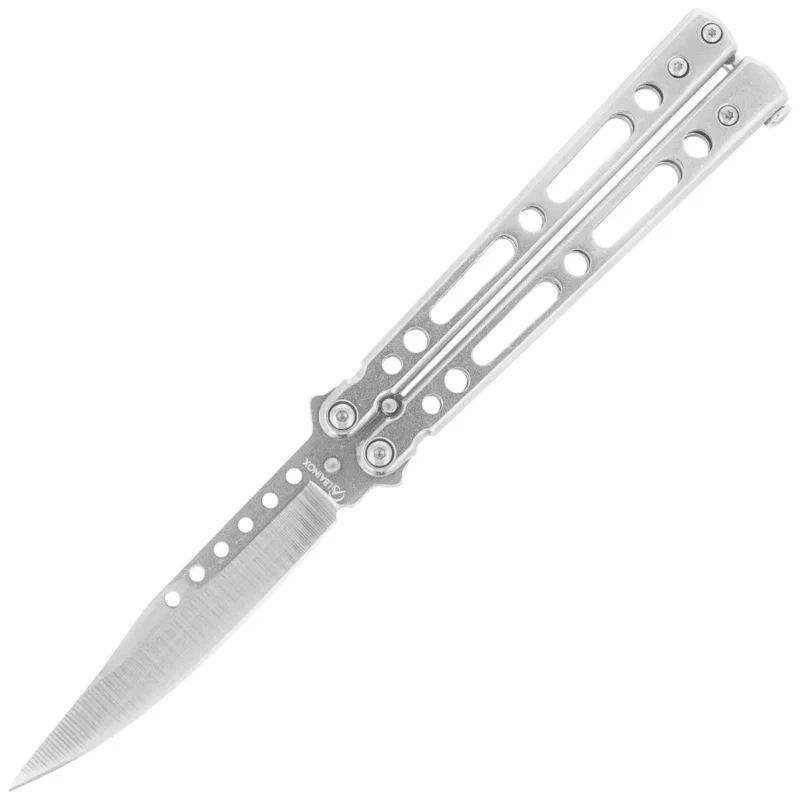 Nóż składany motylek Martinez Albainox Balisong Polished Steel, Polished 3Cr13Mov (02212) Darmowy zwrot