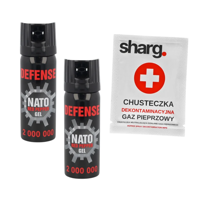 Sharg Nato Defence Gel 2mln SHU Pepper Spray, Cone 50ml (40050-C) Tylko do końca tygodnia