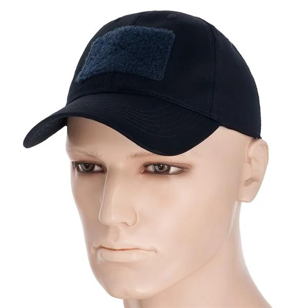 Premium M-Tac Flex Rip-Stop Cap with Visor, Dark Navy Blue S/M (40534015-58)