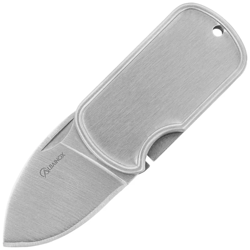 Martinez Albainox Dog Tag Knife Satin Stainless Steel, Satin 3Cr13Mov (18654) Ostatnie sztuki