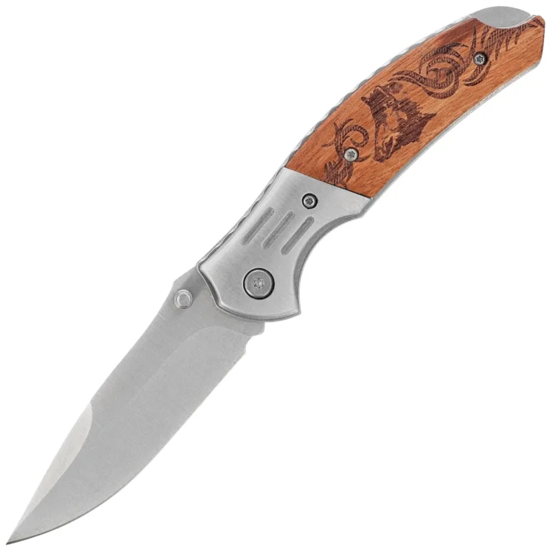 Martinez Albainox Hunting Boar Knife Zebra Wood, Satin 3Cr13Mov (18518GR4208) Rabat