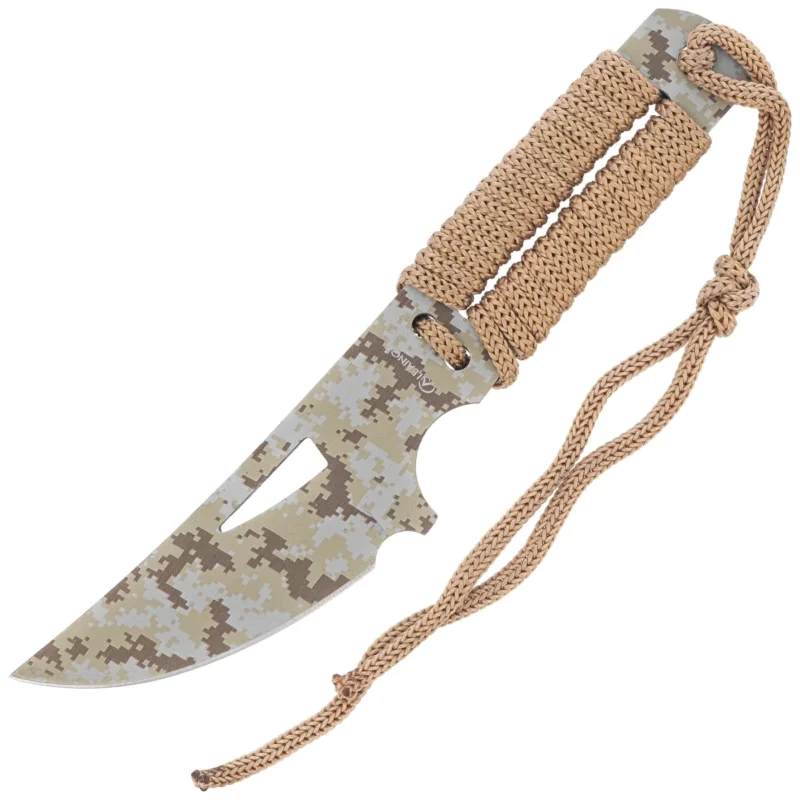 Bestseller Nóż Martinez Albainox Coyote Camo Strung, Arid Camo 3Cr13Mov (32415)