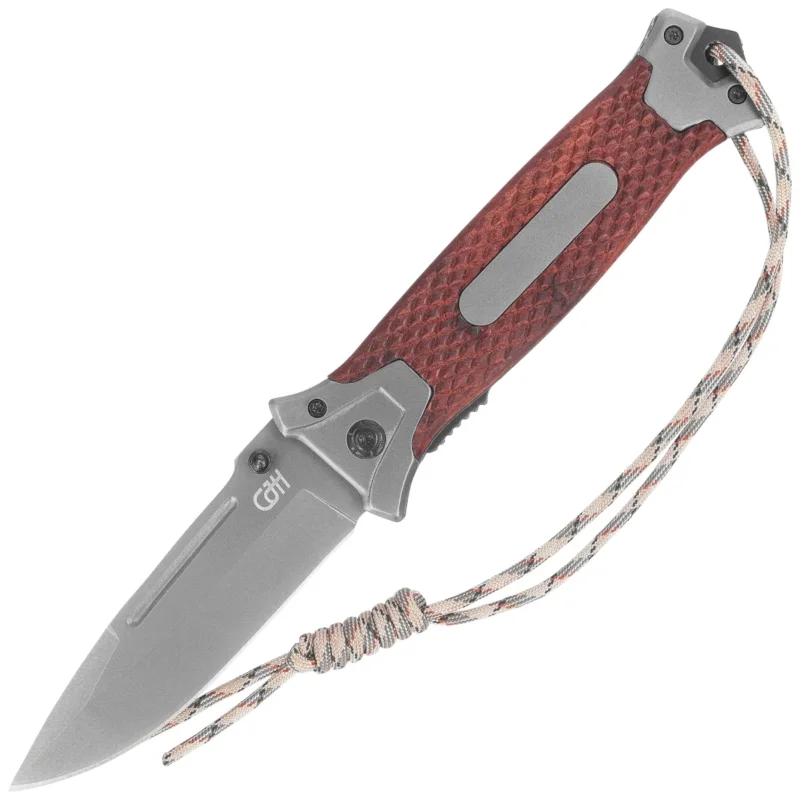 Zamów teraz Nóż składany Herbertz CJH Rattan Wood, Titanium 420 (10000398)