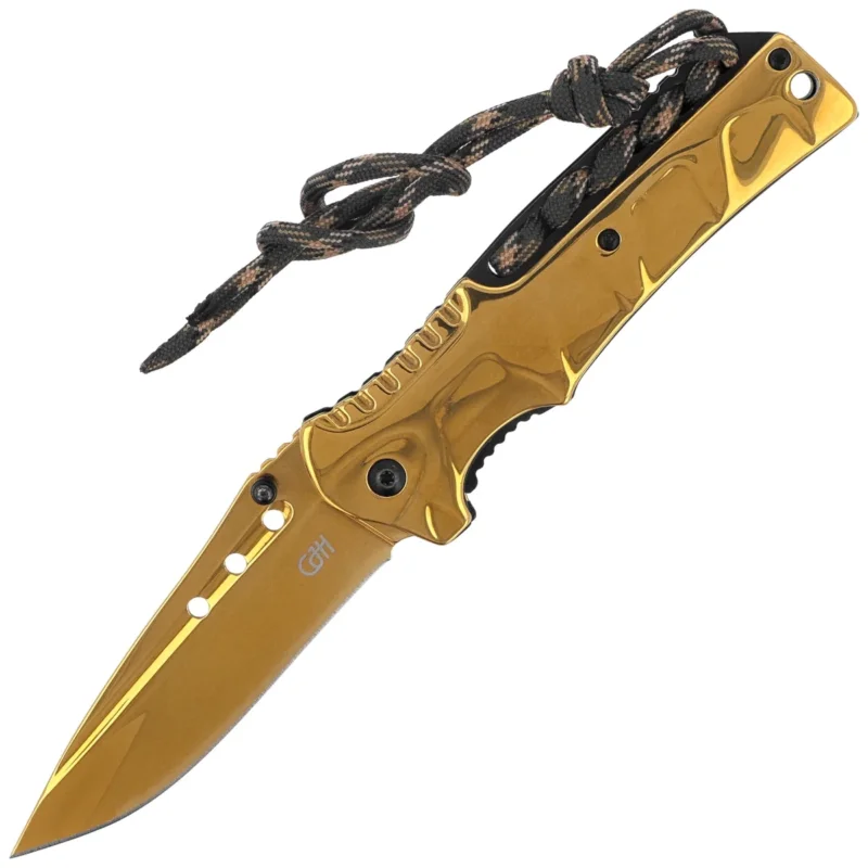 Tylko dziś Herbertz CJH Knife Golden Steel, Golden 3Cr13MoV (ART000135)