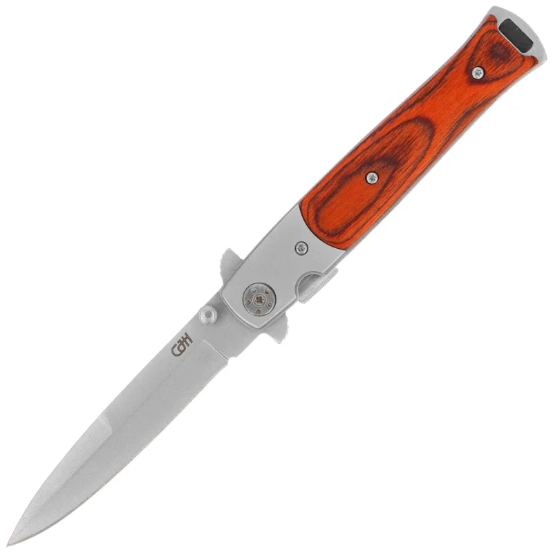 Herbertz CJH Italian Stiletto Knife Pakka Wood, Satin 420 (10000330) Tylko do końca tygodnia
