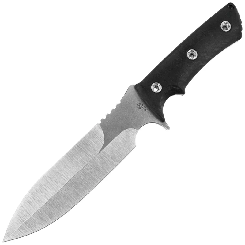 Medford Jungle Fighter Pro Series Knife Black G10, Std HW, Tumbled CPM 3V by Greg Medford (MK0663TQ-08KB-SPQ3-Q4) Taniej