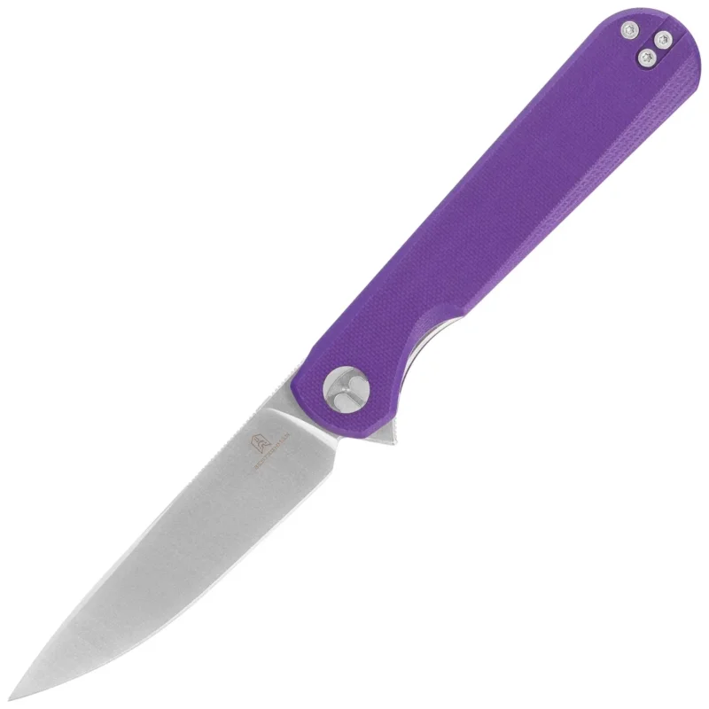 Nóż składany Bestechman Flick Purple G10, Satin/Stonewashed D2 by Ostap Hel (BMK13B) Nie przegap