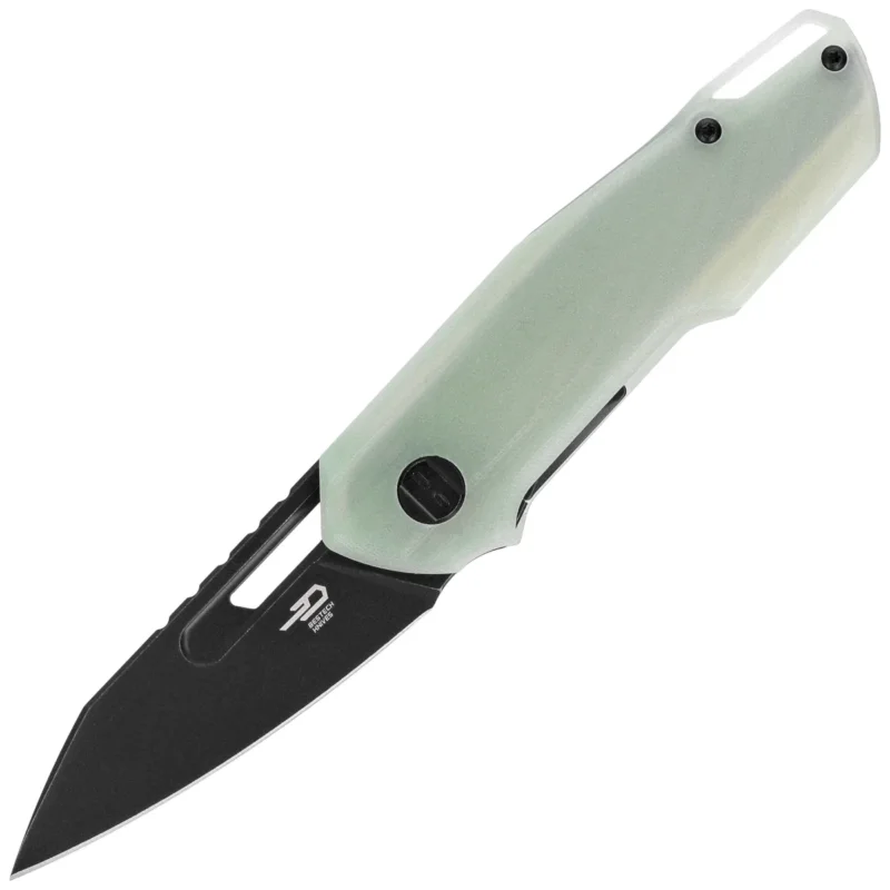 Ostatnie sztuki Nóż składany Bestech Toddler Transparent G10, Black PVD Stonewashed 14C28N by Maciej Torbé (BG64F)