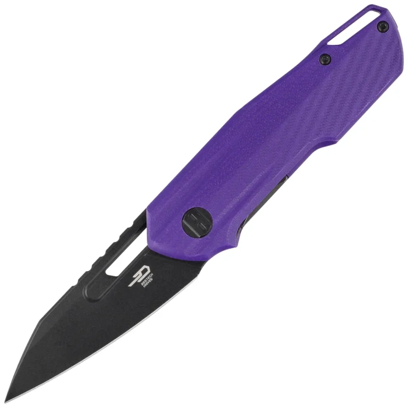 Rabat Bestech Toddler Knife Purple G10, Black PVD 14C28N by Maciej Torbé (BG64D)