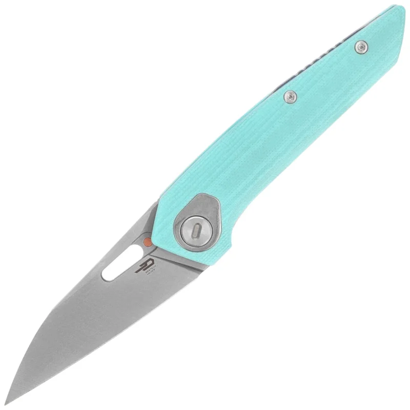 Cena promocyjna Nóż składany Bestech VK-Void Aqua G10, Satin / Bead Blasted Stonewashed MagnaCut by Vulpex Knives (BG63B)
