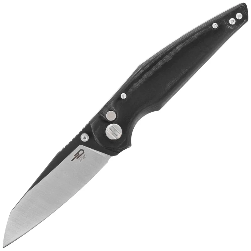 Okazja Nóż składany Bestech Snakebird Black Micarta, Satin / Black PVD 14C28N (BG58B)