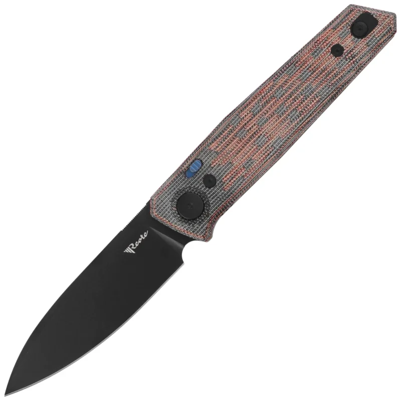 Najlepsza cena Nóż składany Reate PL-6 Red / Black Micarta, Black PVD Nitro-V (PL-6 RDBKM PVD)
