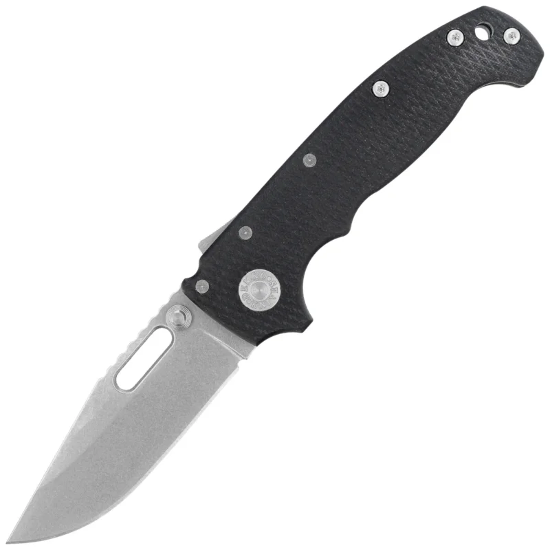 Zniżka Nóż składany Demko MG AD20S Clip Point Black G10, Stonewashed MagnaCut by Andrew Demko (MGAD20S-MAG-BKG10-CP)