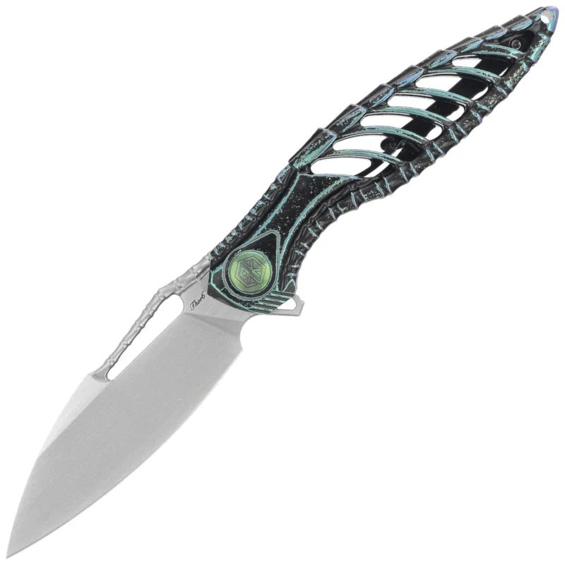 RikeKnife Thor6 Black / Green Titanium, Satin M390 (RK Thor6-M-BG)) Dodaj do koszyka