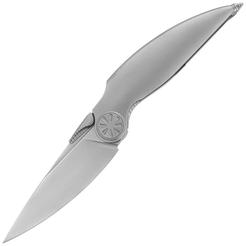 Sprawdź teraz Nóż składany Rike Knife RK Predator-P Gray Titanium, Satin M390
