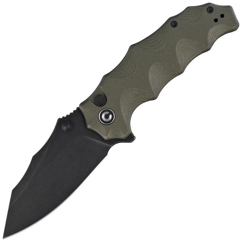 Ekspresowa dostawa Nóż składany Civivi Natterjack OD Green G10, Black Stonewashed 14C28N (C24028-1)