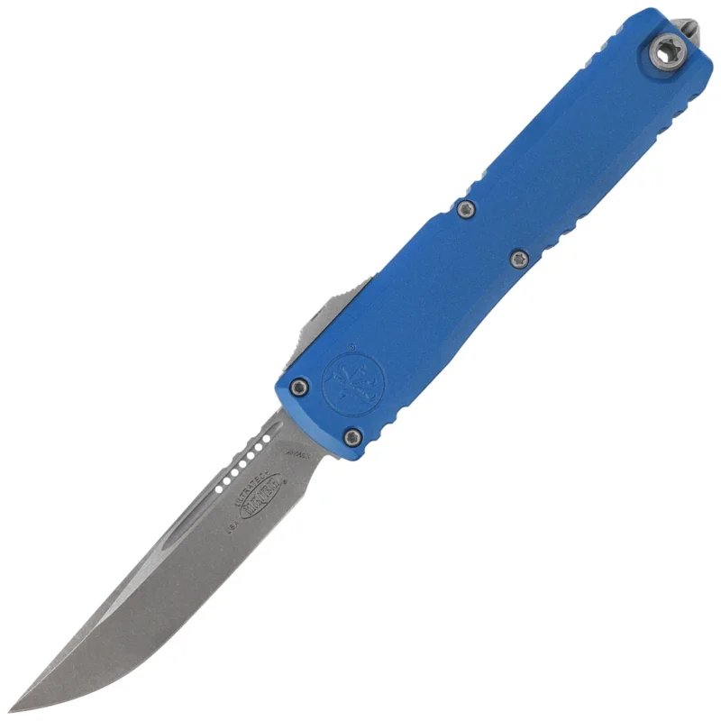Microtech Ultratech Gen III ZBP S/E OTF Knife Blue Aluminum, Apocalyptic M390MK by Tony Marfione (1121-10APBL) Ograniczona ilość