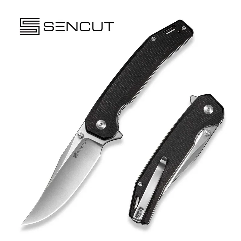 Nóż składany Sencut Vornix Black Canvas Micarta, Satin 9Cr18MoV (S25038-2) Taniej