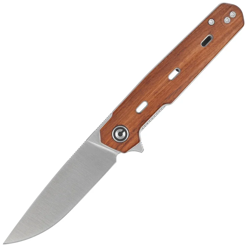 Nowość Nóż składany Civivi Navo Guibourtia Wood, Satin Nitro-V by Ostap Hel (C25015B-1)