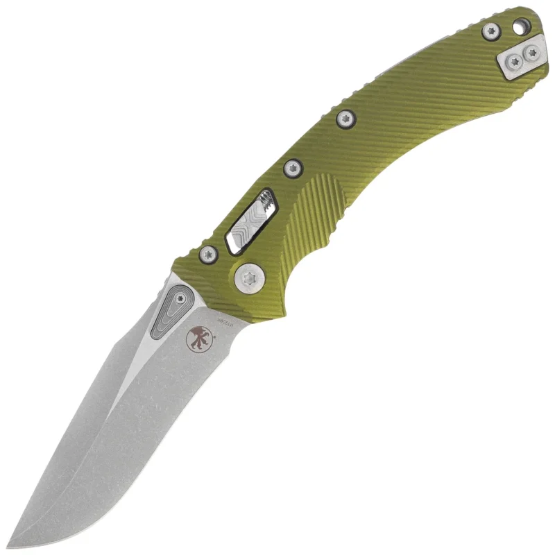 Microtech Amphibian Ram-Lok Knife Fluted OD Green Aluminum , Apocalyptic M390MK by Tony Marfione (137RL-10APFLOD) Najlepsza cena