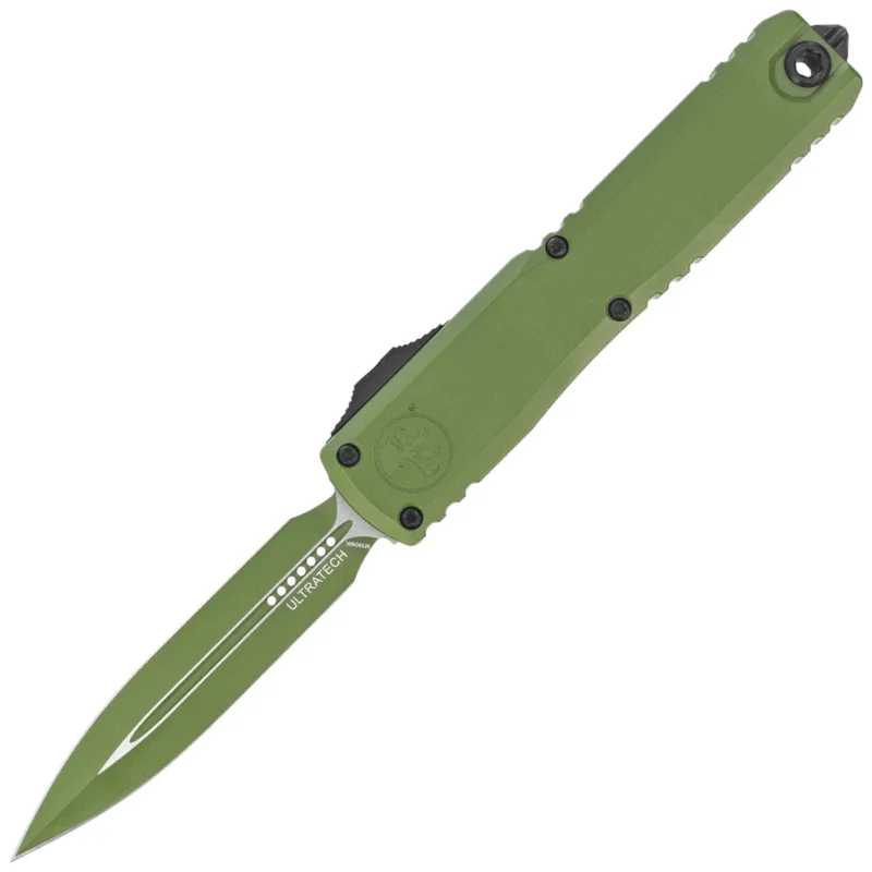 Rabat Nóż automatyczny OTF Microtech Ultratech Gen III ZBP D/E Cerakote Green Aluminium, Cerakote Green M390MK by Tony Marfione (1122-1GR-C20Z4)