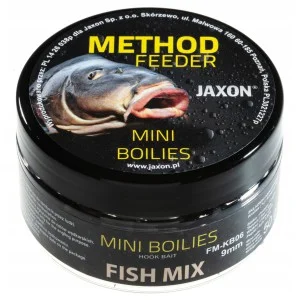 Kulki proteinowe haczykowe JAXON 9mm 50g FISH MIX Nie przegap