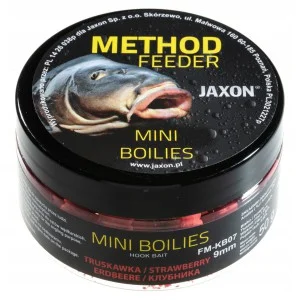 Oferta limitowana Kulki proteinowe haczykowe JAXON 9mm 50g TRUSKAWKA