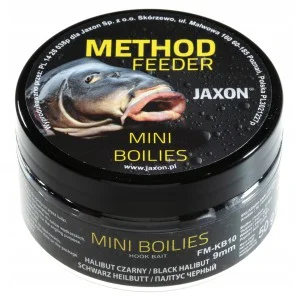 Hit cenowy Kulki proteinowe JAXON 9mm 50g HALIBUT CZARNY