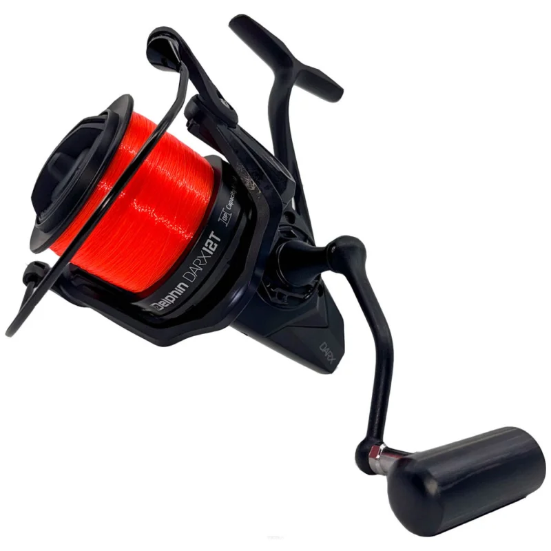 Wysoka jakość Kołowrotek Delphin DARX 12T + Żyłka Delphin Tokyo Orange 0,33mm 18lb 600m