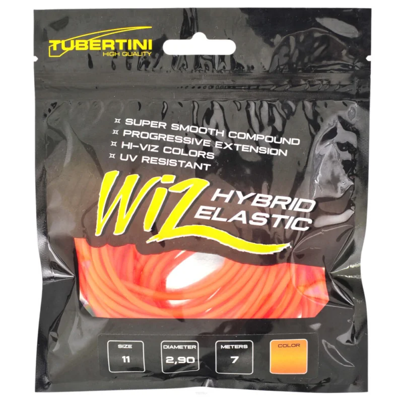 Guma Do Tyczki Tubertini Wiz Hybrid Elastic 1,70mm Fluo Pomarańczowa 7m Nie przegap