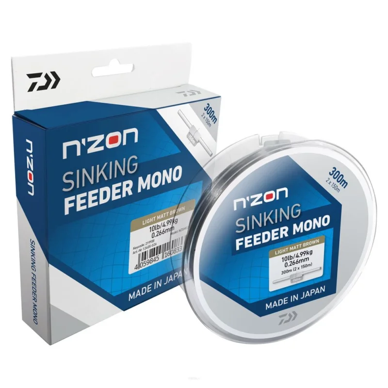 Sprawdź teraz Żyłka Daiwa Nzon Line Sinking Feeder Mono 0,26mm 300m