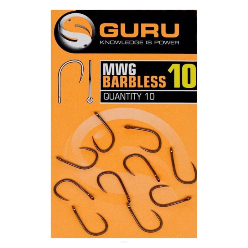 Haczyki Guru MWG Barbless - 10 Super okazja