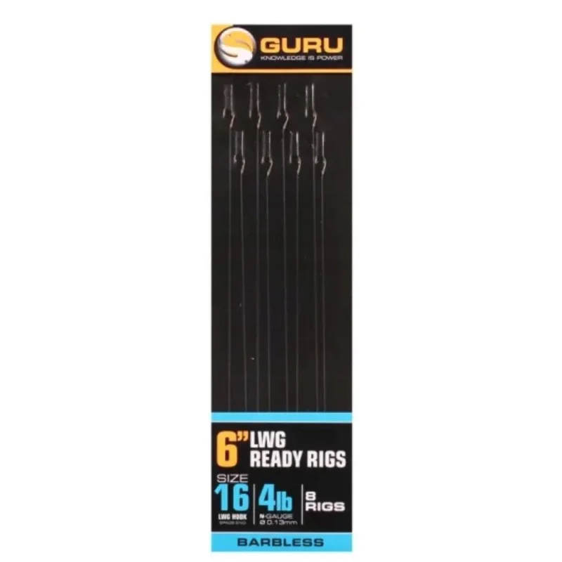 Dostępne od ręki Przypony Guru LWGS Pole Rigs 15cm 0.13mm - 16