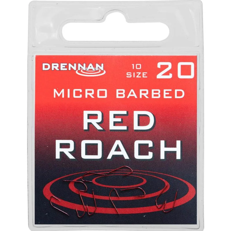 Haczyki Drennan Red Roach - 20 Obniżka ceny