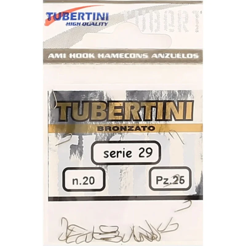 Haczyki Tubertini Serie 29 Nickel Barbless - 22 (25 szt.) Szybka wysyłka