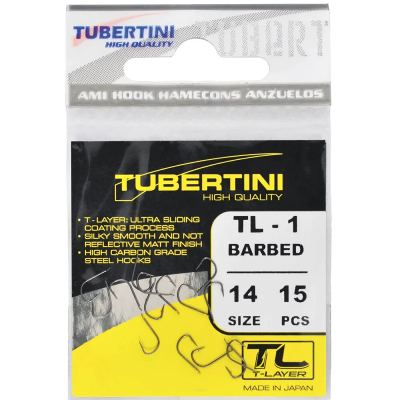 Zniżka Haczyki Tubertini Serie TL-1 Barbed - 22 (15 szt.)