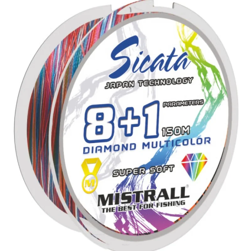 Ostatnie sztuki Plecionka Mistrall Sicata 8+1 Blm Multi 0,08mm 150m