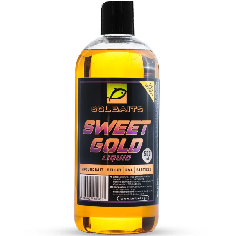 Oferta czasowa Liquid Solbaits Sweet Gold 500ml