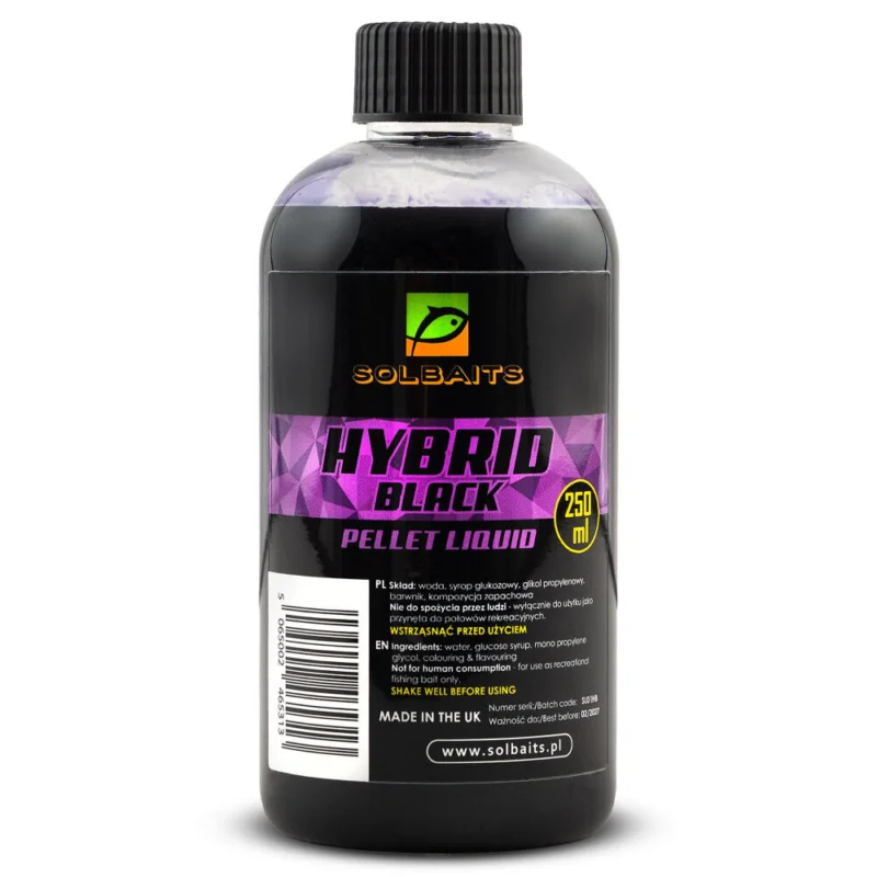 Kup online Liquid Solbaits Hybrid Black 250ml