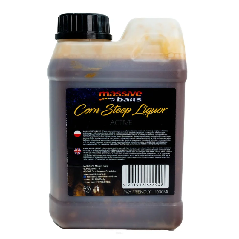 Liquid Massive Baits Corn Steep Liquor Activ 1l Do wyczerpania zapasów
