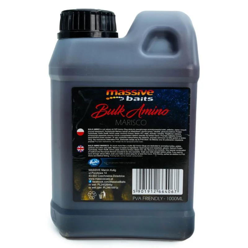 Zniżka Liquid Massive Baits Bulk Amino Marisco 1l