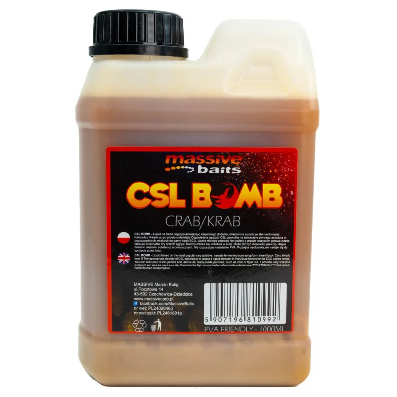 Liquid Massive Baits CSL Boomb Crab 1l Zniżka