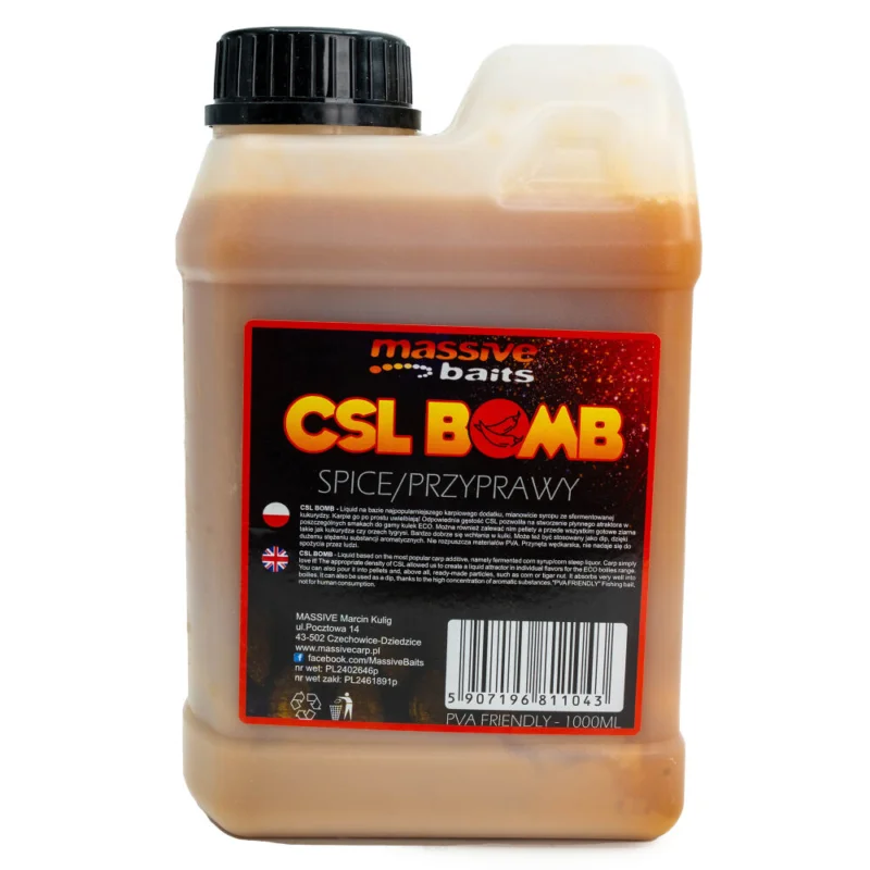 Liquid Massive Baits CSL Boomb Spice 1l Dodaj do koszyka